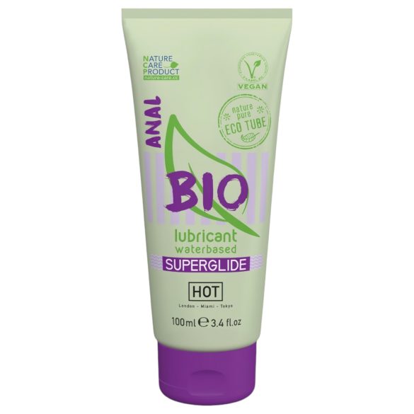 HOT BIO Superglide Anaal - vegan veepõhine anaallibesti (100ml)