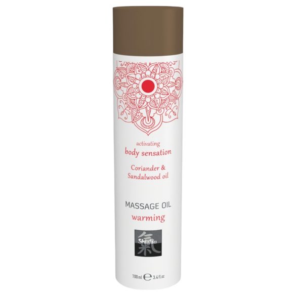 Shiatsu Soojendav - massaažiõli - koriander-sandalwood 100ml