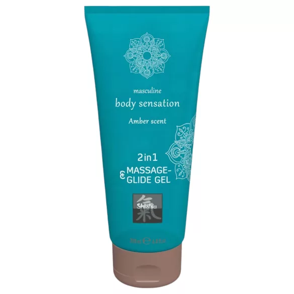 Shiatsu - massaažigeel ja libesti - merevaigu lõhn - 200ml