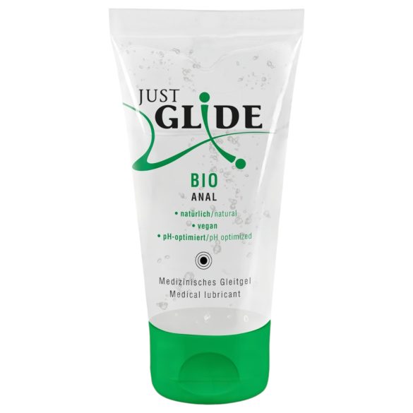 Just Glide Bio ANAL - vee baasil vegan libesti (50 ml)