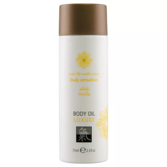 Shiatsu Luxury - söödav massaažiõli - vanilje - 75 ml