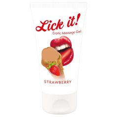 Lick it! - Söödav libesti 2in1 - maasikas (50ml)