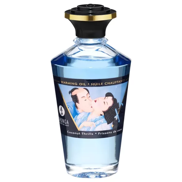 Shunga - soojendav massaažiõli - kookos - 100 ml