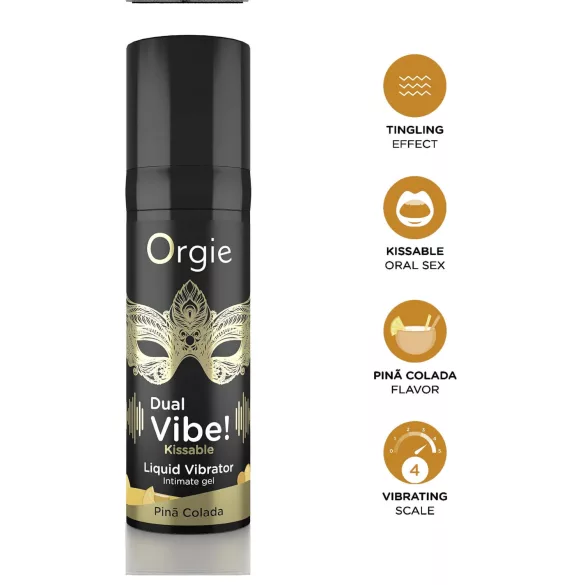 Orgie - vedel vibraator - piña colada efekt - 15 ml