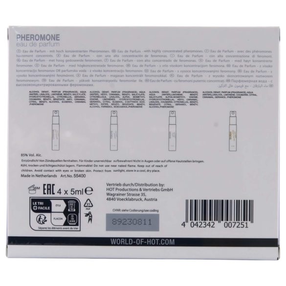 HOT - feromoonparfüümide komplekt naistele - 4x5ml