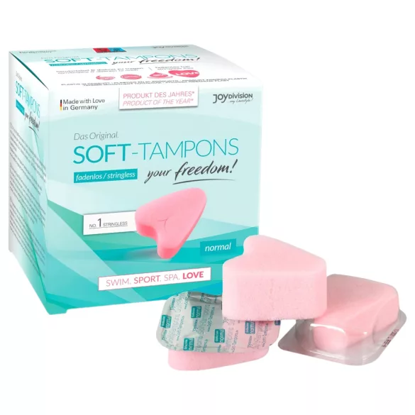 JoyDivision - tampoon ujumiseks - pehme - 3 tk