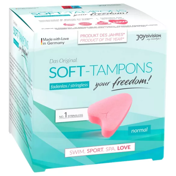 JoyDivision - tampoon ujumiseks - pehme - 3 tk