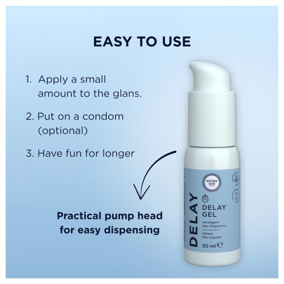 Mister Size - viivitusega geelsperma suurendamine - 50 ml