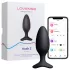 Lovense Hush 2 S - rakenduse juhtimisega anaalvibraator (38 mm, must)