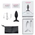 Lovense Hush 2 S - rakenduse juhtimisega anaalvibraator (38 mm, must)