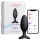 Lovense Hush 2 M - rakendusega juhitav anaalvibraator (45 mm, must)