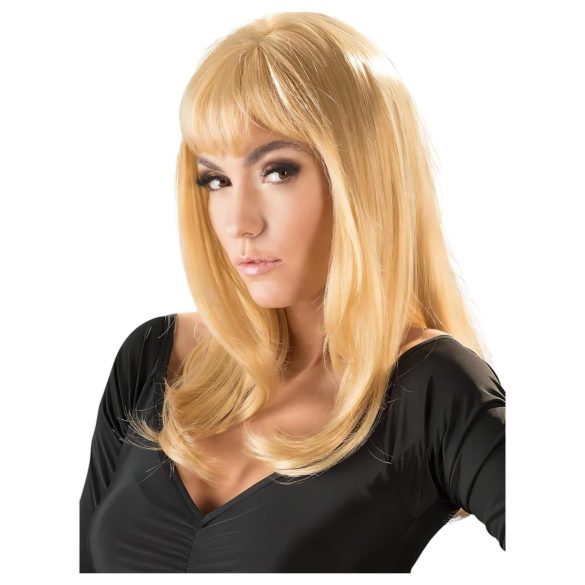 Cottelli - pikk blond parukas
