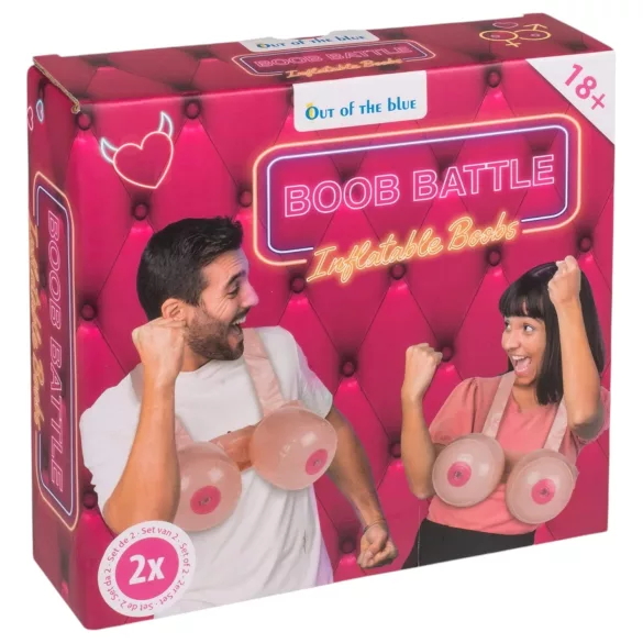 Boob Battle - puhutav strap-on rindade võitlusmäng - naturaalne