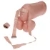 Cock Fighting - täispuhutav strap-on dildo - naturaalne