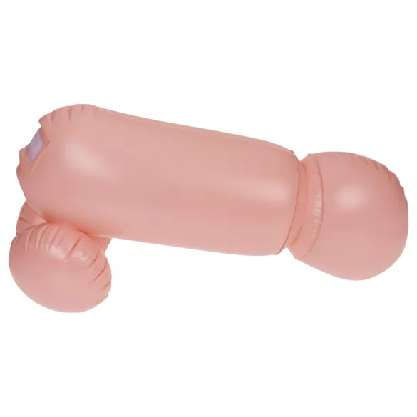 Cock Fighting - täispuhutav strap-on dildo - naturaalne