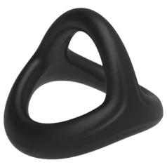   Pulselock Taur - Y-kujuline peenise- ja munandiring (must) - S