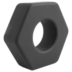   Pulselock Forge - mutrivormi silikoonist peenisering (must) - 22 mm