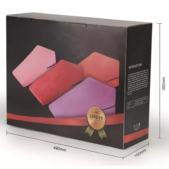 Desirel Magic Pillow kolmnurkne seksipadi komplekt - väike + suur (must)