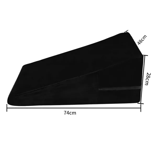 Desirel Magic Pillow - kiilukujuline seksipadi - suur (must)