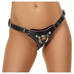 ZADO - must nahast dildorihmadega alakorset BDSM-iks (S-L)