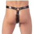 ZADO - nahast stringid dildoga ja 3 peeniserõngaga