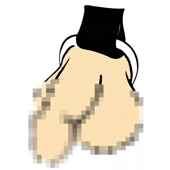 ZADO - meeste nahast keharakmed body - must (S-L)