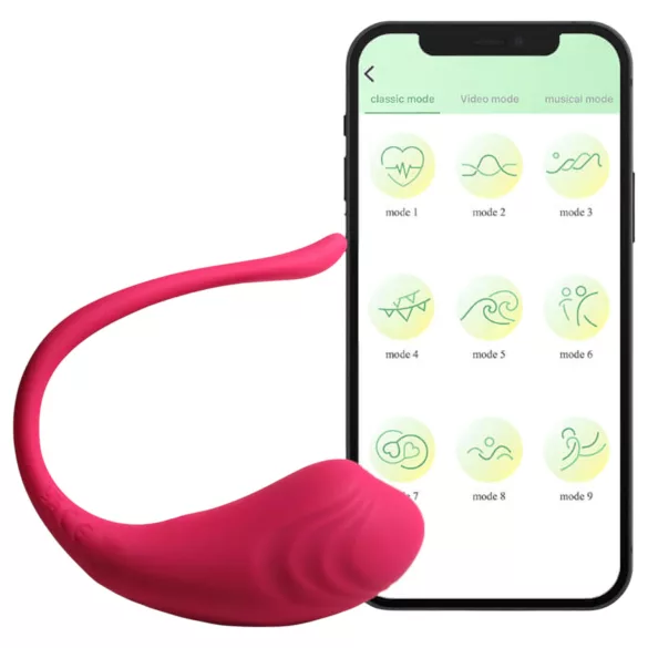 Funny Me - vibro-muna - nutikas, akuga - roosa