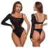 JSY 013 - sädelev body (must)