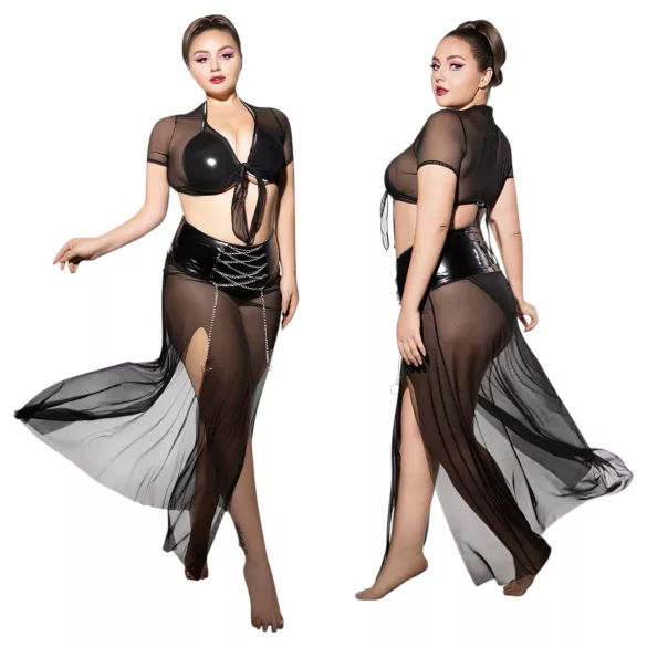 JSY 065 - must babydoll‑komplekt (XL-2XL)