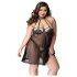 JSY 066 - must babydoll-komplekt (XL-2XL)