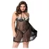 JSY 066 - must babydoll-komplekt (XL-2XL)