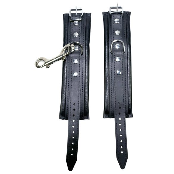 ZADO - nahast käerauad ja karabiin (must)