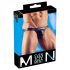 Svenjoyment – läikiv meeste jockstrap (must)