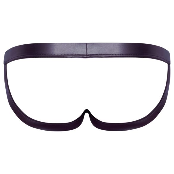 Läikiv minimalistlik aluspükste meestele (must) - L