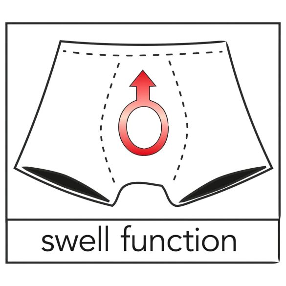 Meeste tanga eemaldatava esiosaga must - L