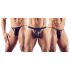 Svenjoyment - meeste stringikomplekt - must (3-osaline) S-L