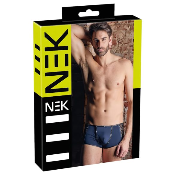 NEK - must paeltega-neet detailidega bokserid (sinine)