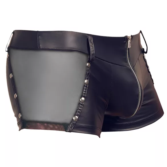 Svenjoyment - meeste bokserid - läikiv - must - L