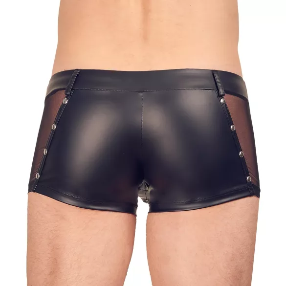 Svenjoyment - meeste bokserid - läikiv - must - XL
