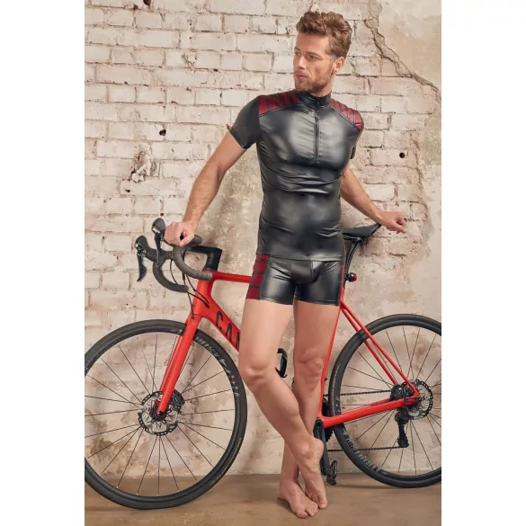 NEK - meeste lukk-kampsun punaste detailidega must