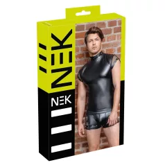 NEK - neetidega, võrkpaneelidega meeste topp (must)