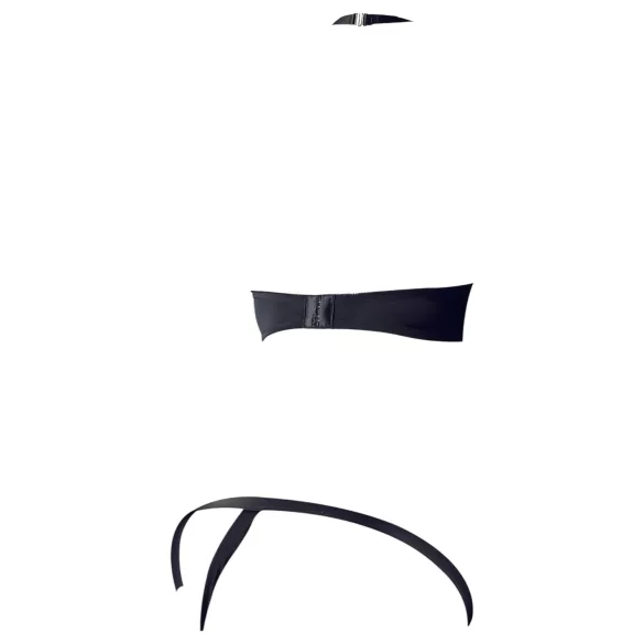 Cottelli - metallrõngastega rinnahoidja komplekt - must - 85B/L