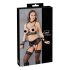 Cottelli Bondage - pitsist aluspesu komplekt (5-osaline) - XL