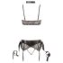 Cottelli Bondage - pitsist aluspesu komplekt (5-osaline) - XL