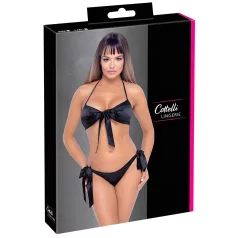 Cottelli - must bikini rinnahoidja komplekt