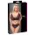Cottelli Plus Size - läbipaistev mustriline rinnahoidja komplekt (lilla) - 2XL