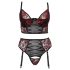 Cottelli Plus Size – rinnahoiakomplekt (punane) - 90C/XL