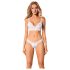 Obsessive Set Heavenlly - pitsist rinnahoidja komplekt (valge) - M/L