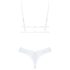 Obsessive Set Heavenlly - pitsist rinnahoidja komplekt (valge) - M/L