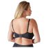 Cottelli Plus Size - must värvitud rinnahoidja tugevdustega - 95F
